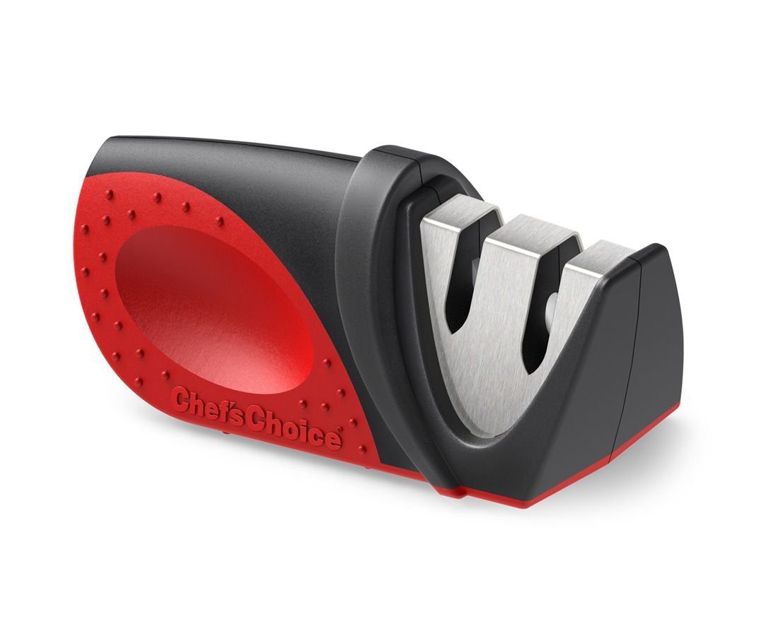 Kieszonkowa ostrzałka Chef'sChoice 476 w czerwono-czarnej obudowie