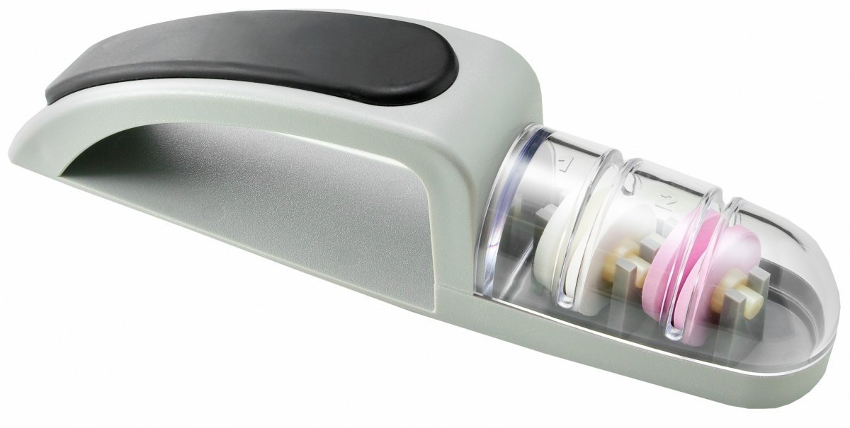 Szaro-czarna ceramiczna ostrzałka wodna MinoSharp Plus 440