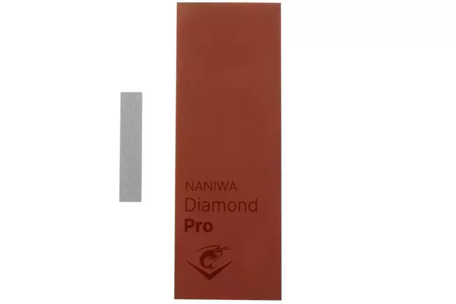 Kamień diamentowy Naniwa Diamond Pro, widok z góry i z boku