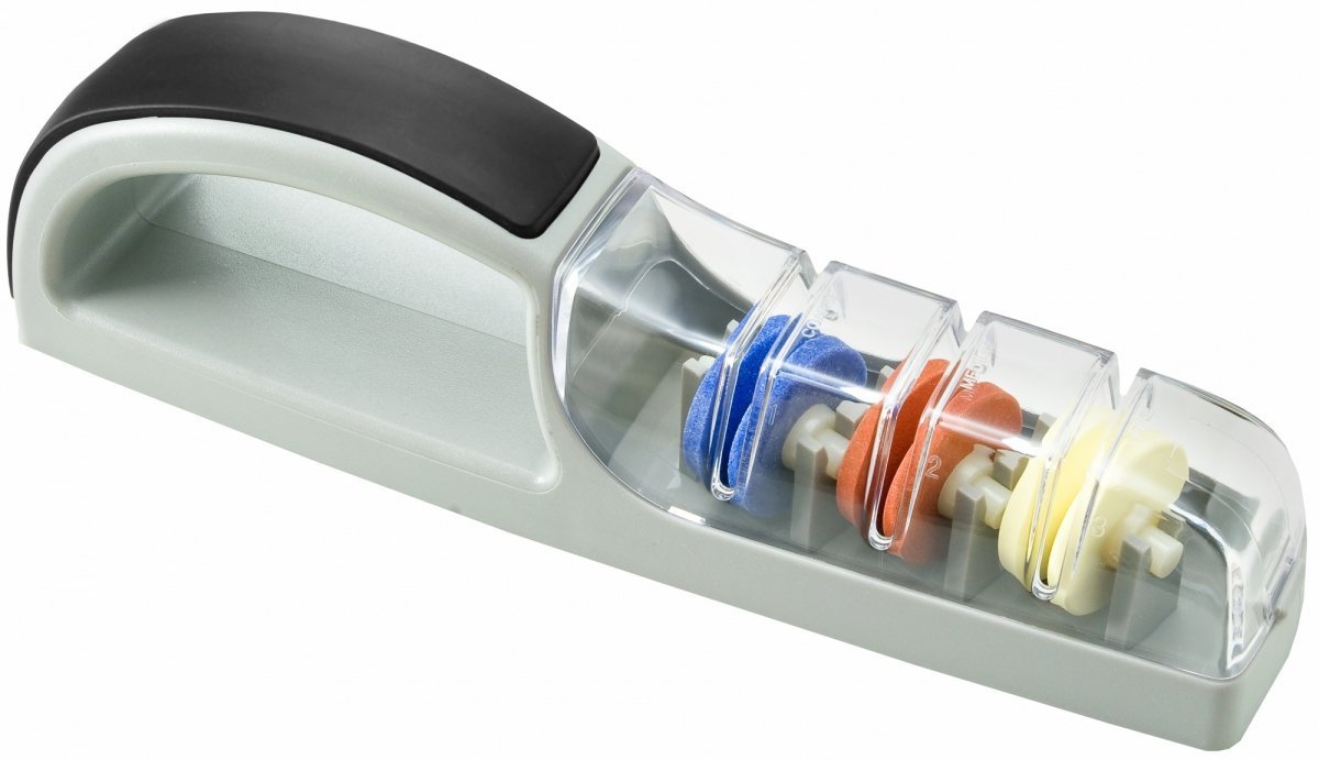 MinoSharp PLUS 3 ceramiczna ostrzałka wodna 550, szaro-czarna
