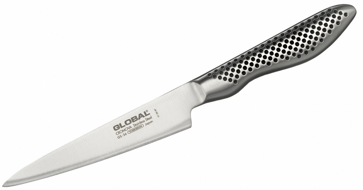Nóż uniwersalny 11cm Global GS-36 PLUS ostrzałka Taidea T0825D – zdjęcie 2