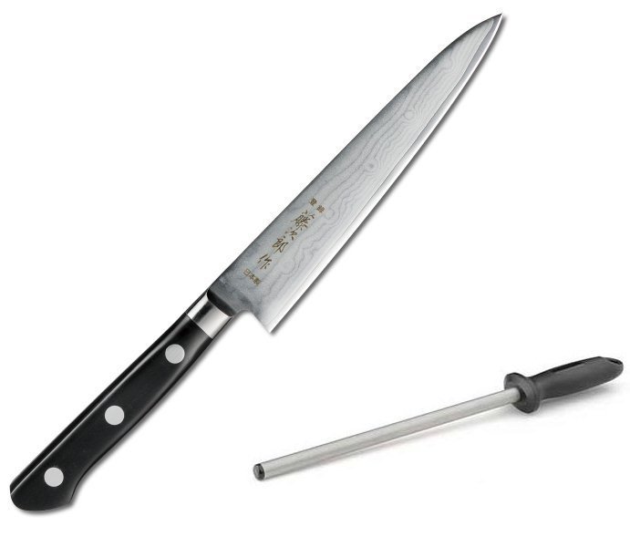 Nóż uniwersalny 15cm Tojiro DP37 PLUS ostrzałka Taidea T0825D – zdjęcie 3