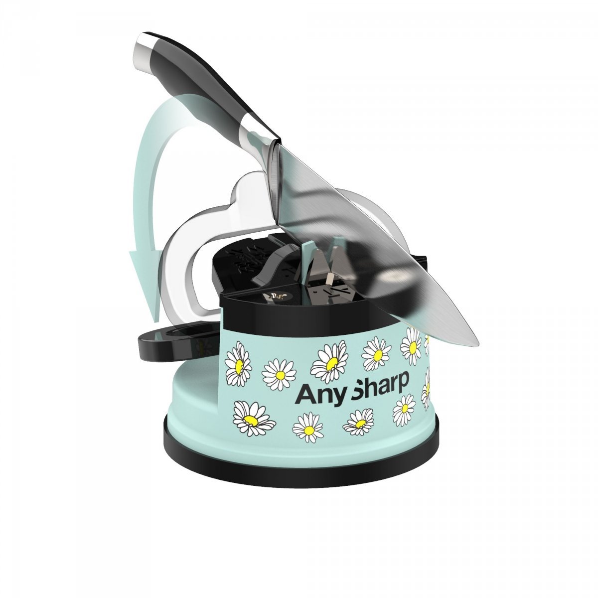 Ostrzałka AnySharp Classic Daisies + płytki ostrzące – zdjęcie 3