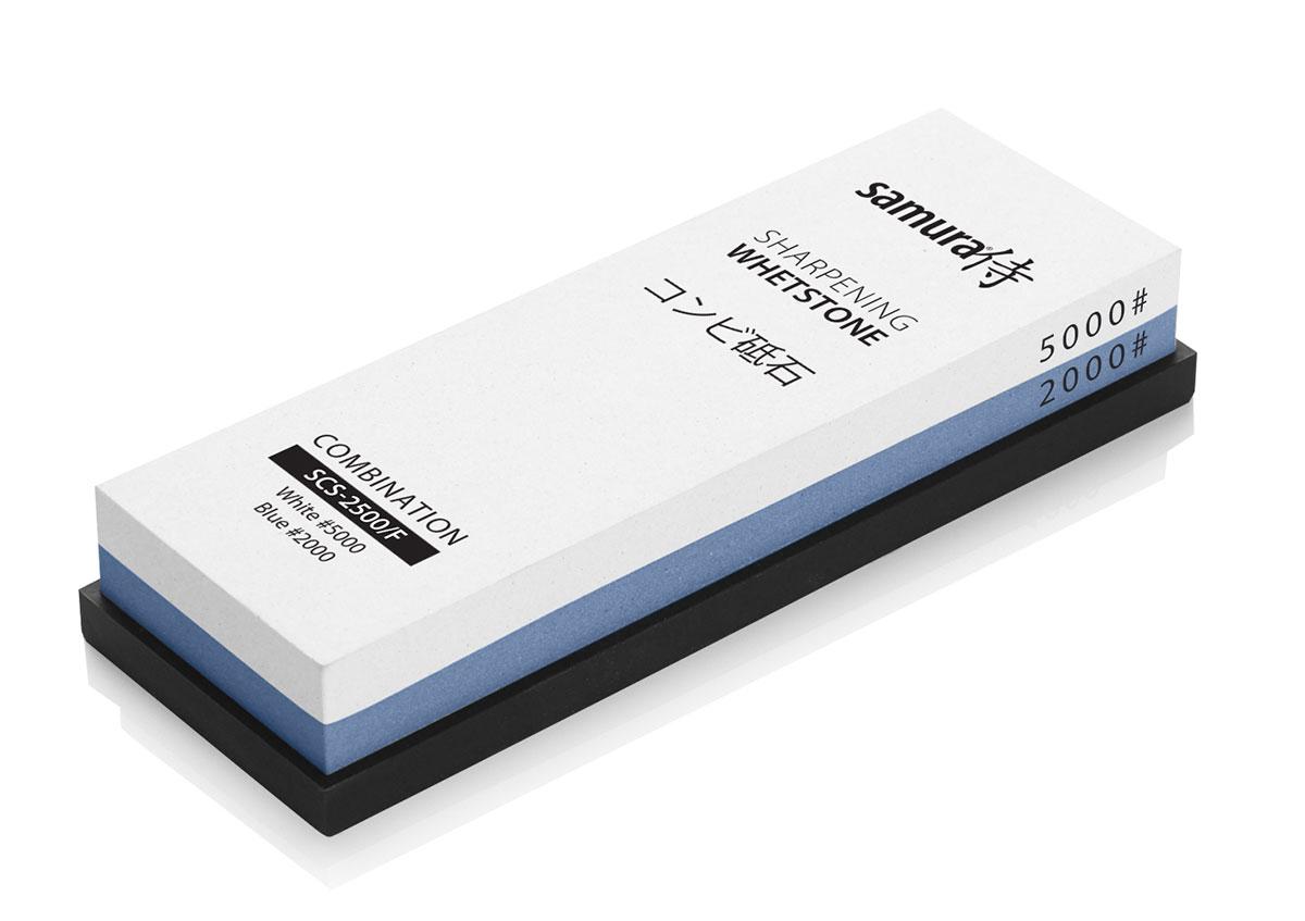 Samura SCS-2500-F - Dwustronna Ostrzałka Kamienna 2000/5000, 20 cm