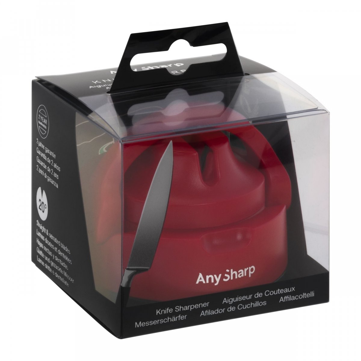 Ostrzałka Anysharp Classic Evo Red do Noży Kuchennych – zdjęcie 6