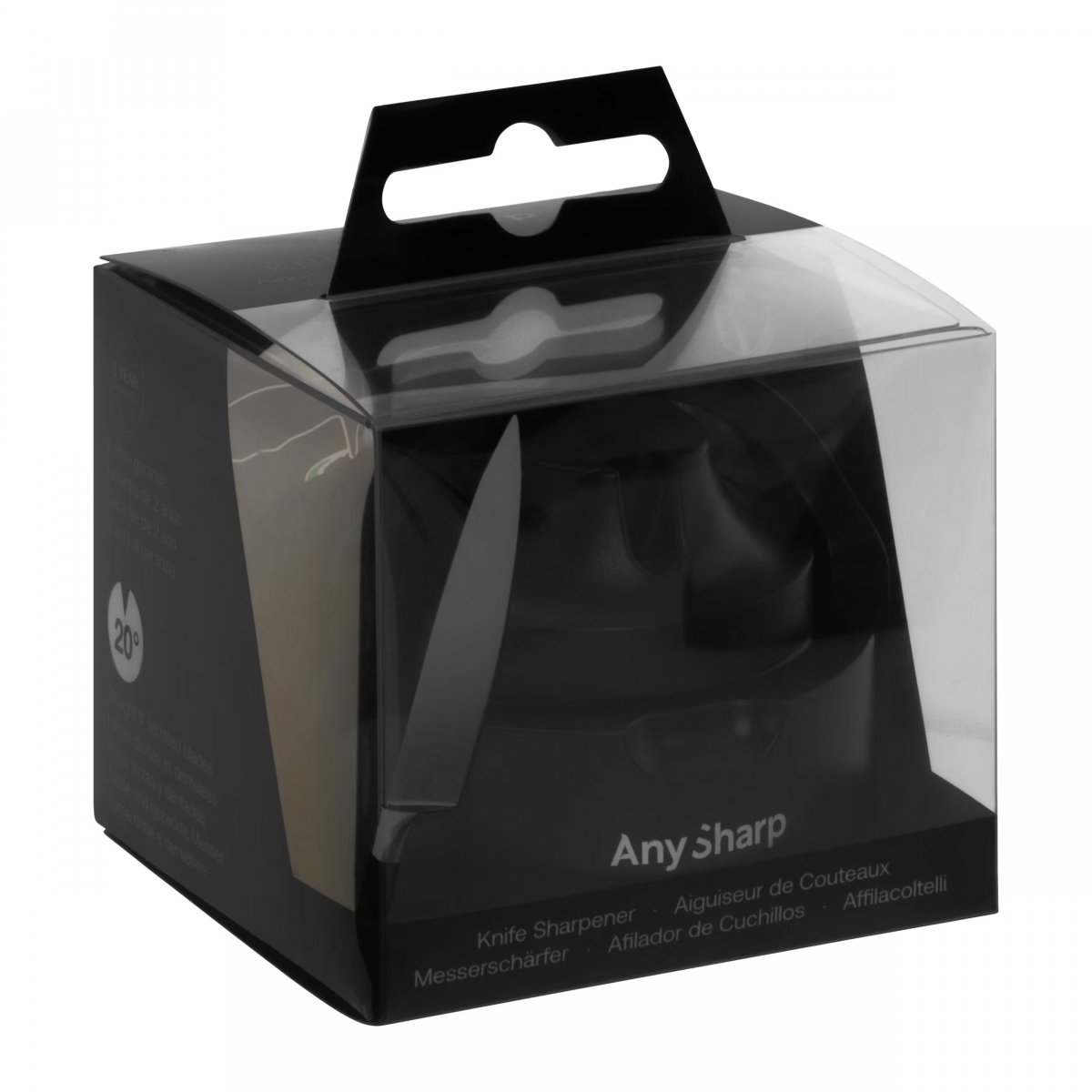 Ostrzałka AnySharp Classic Evo Black, węglik wolframu, przyssawka – zdjęcie 4