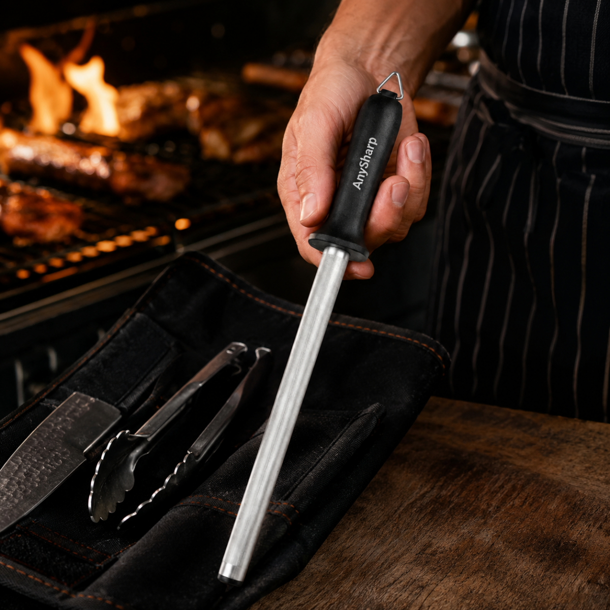 Ostrzałka AnySharp Sharpenener Rod ASKSROD black – zdjęcie 4