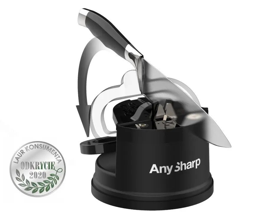 AnySharp Classic black - szybkie ostrzenie noży – zdjęcie 2