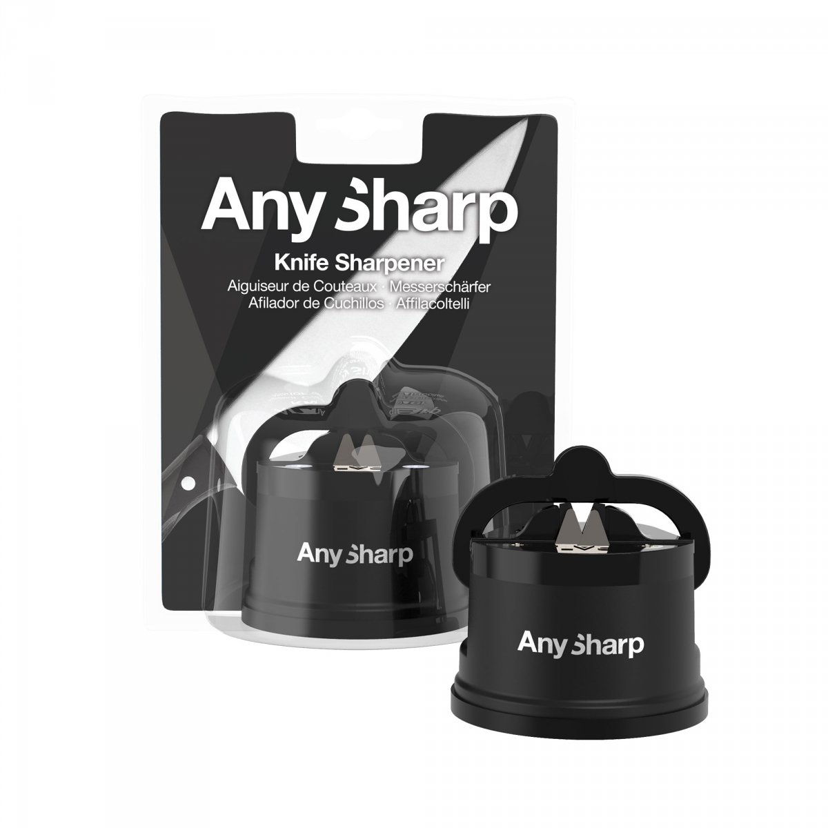 AnySharp Classic black - szybkie ostrzenie noży – zdjęcie 8
