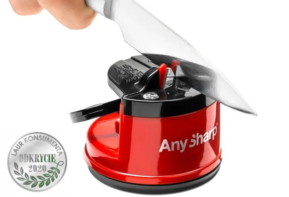 AnySharp Classic red - najlepsza do ostrzenia noża – zdjęcie 2