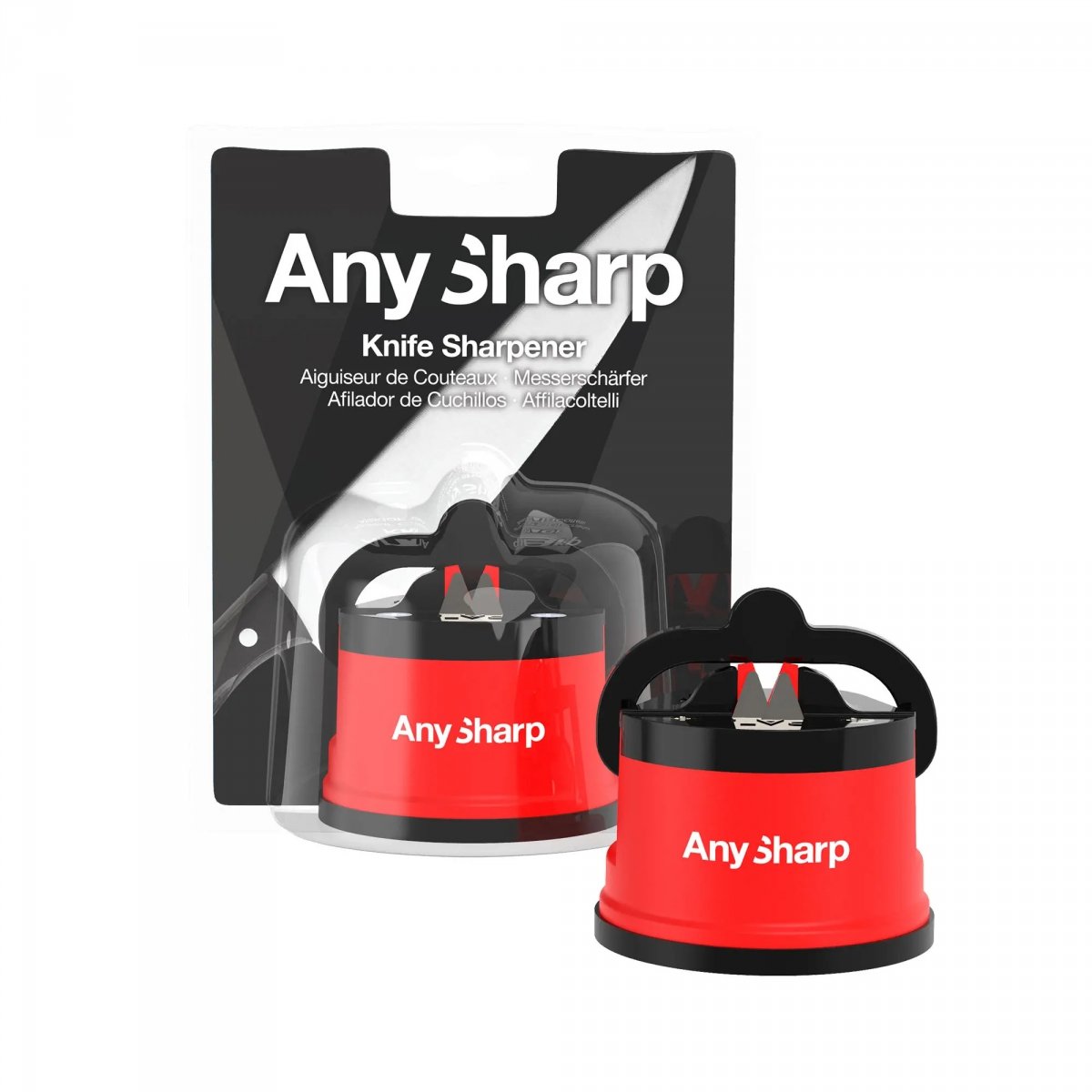 AnySharp Classic red - najlepsza do ostrzenia noża – zdjęcie 4