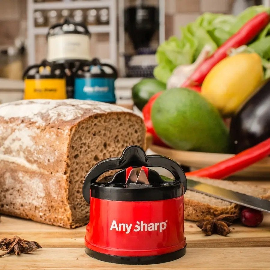 AnySharp Classic red - najlepsza do ostrzenia noża – zdjęcie 5
