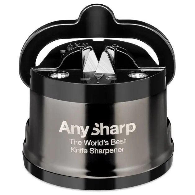 AnySharp PRO gun metal Ostrzałka do noża ząbkowanego