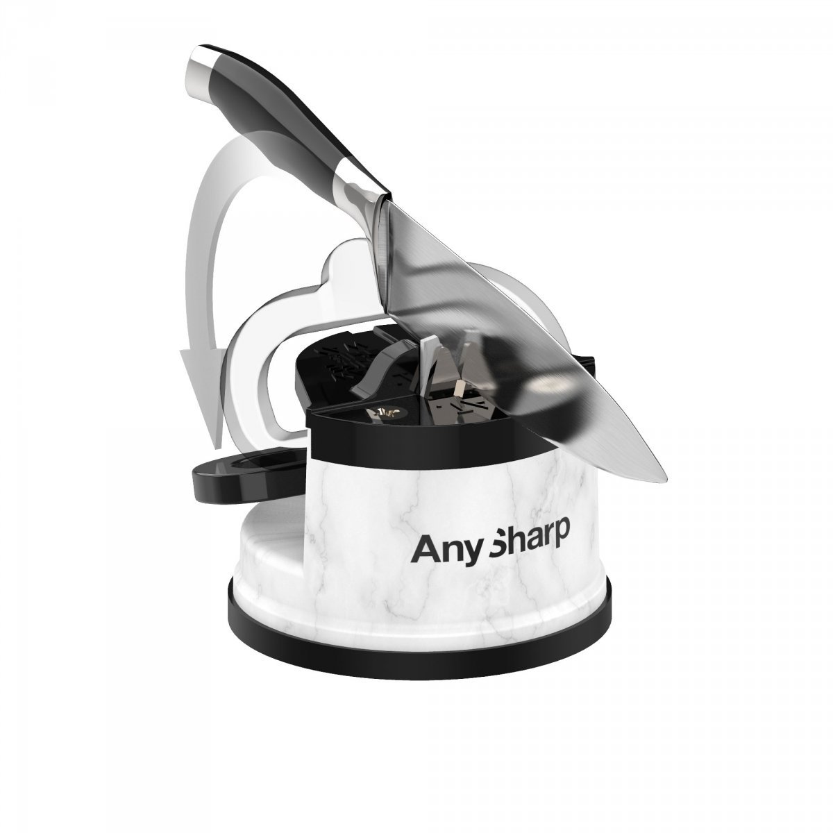 Ostrzałka AnySharp Classic Marble + płytki ostrzące – zdjęcie 3