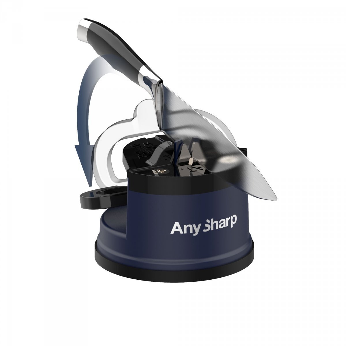 Ostrzałka AnySharp Classic Navy + płytki ostrzące – zdjęcie 3
