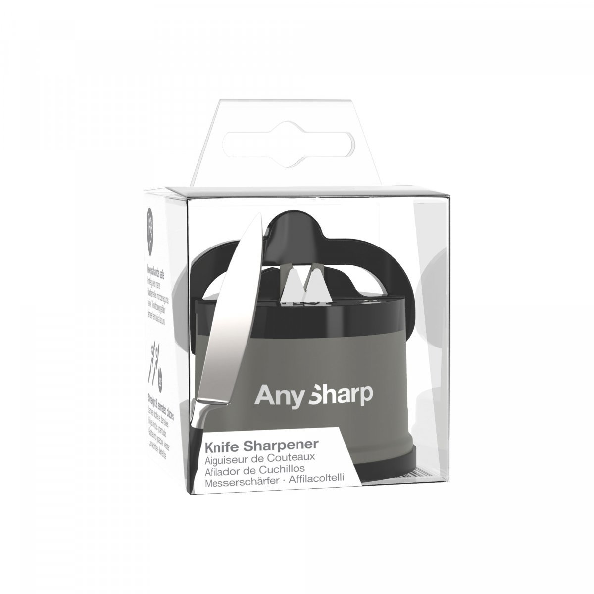 Ostrzałka AnySharp Classic Grey + płytki ostrzące – zdjęcie 4