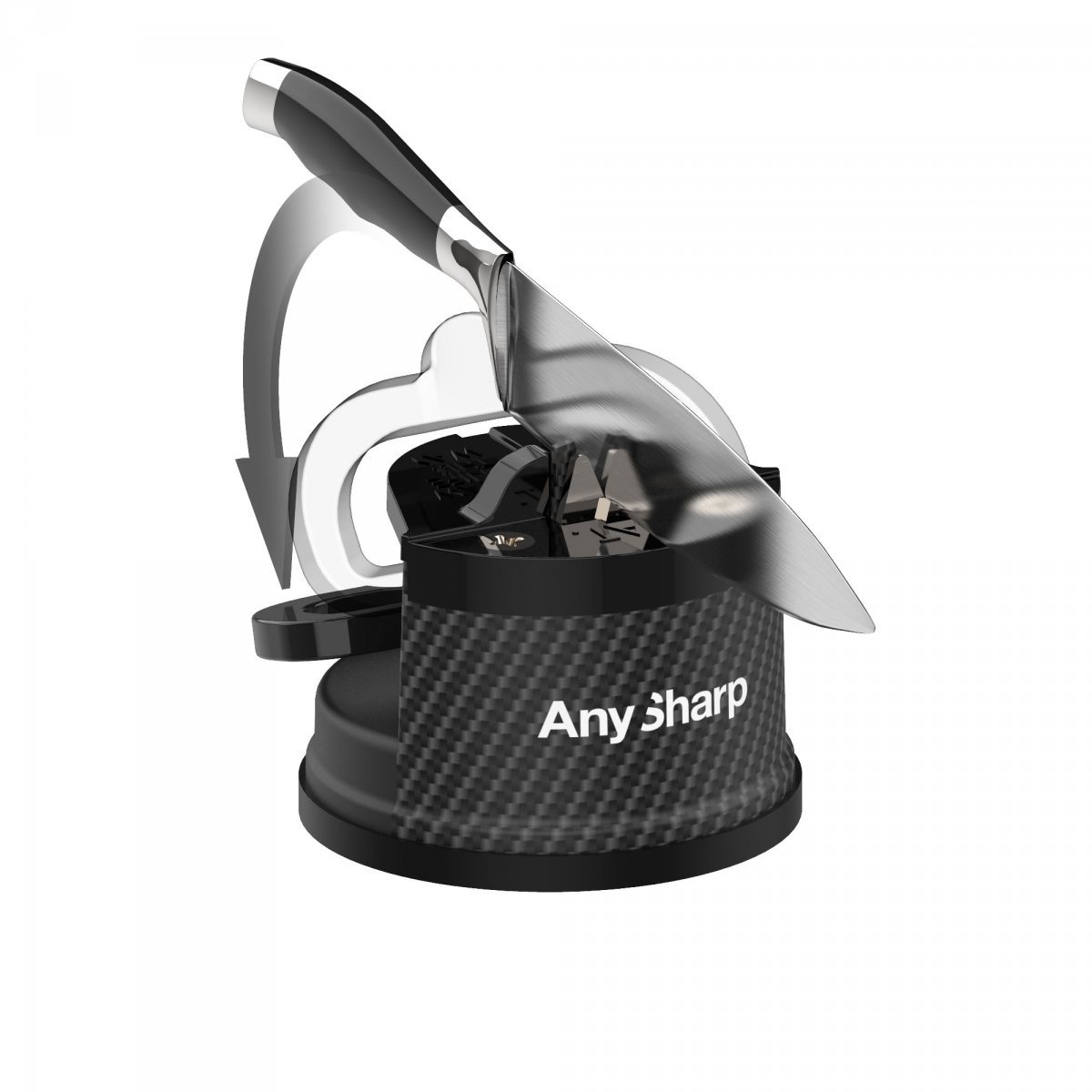 Ostrzałka AnySharp Classic Carbon+płytki ostrzące – zdjęcie 3
